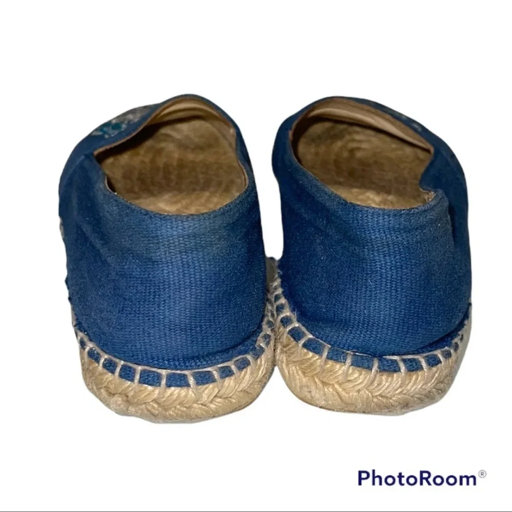 Kenzo Paris Navy Canvas Espadrille